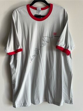 Vintage y2k 2003 Nike cycling tour de France ringer tee vingt et un virages XXL